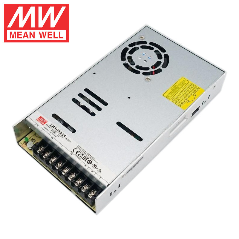 LRS-450-24 24V 36V 48V Meanwell Switch Mode Power Supply With Fan LRS-450-24 24V 36V 48V Meanwell Switch Mode Power Supply With Fan